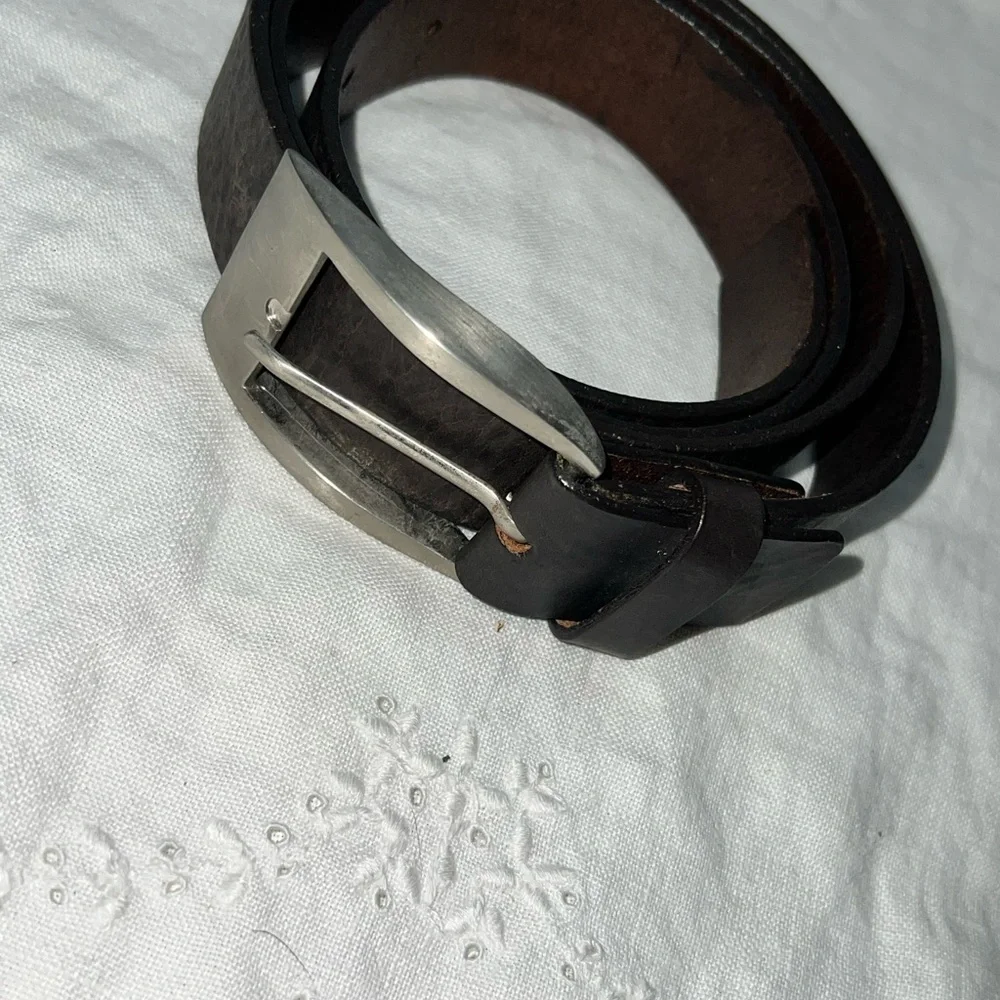 Men's Brown Leather‎ Belt